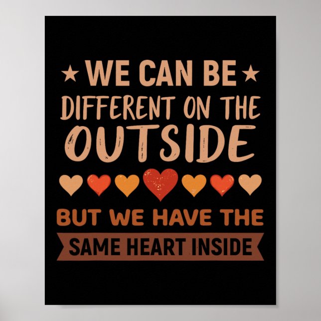 Same Heart Equality Black History Month African Am Poster (Front)