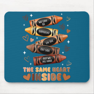 Same heart inside juneteenth black history month mouse pad