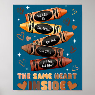 Same heart inside juneteenth black history month poster