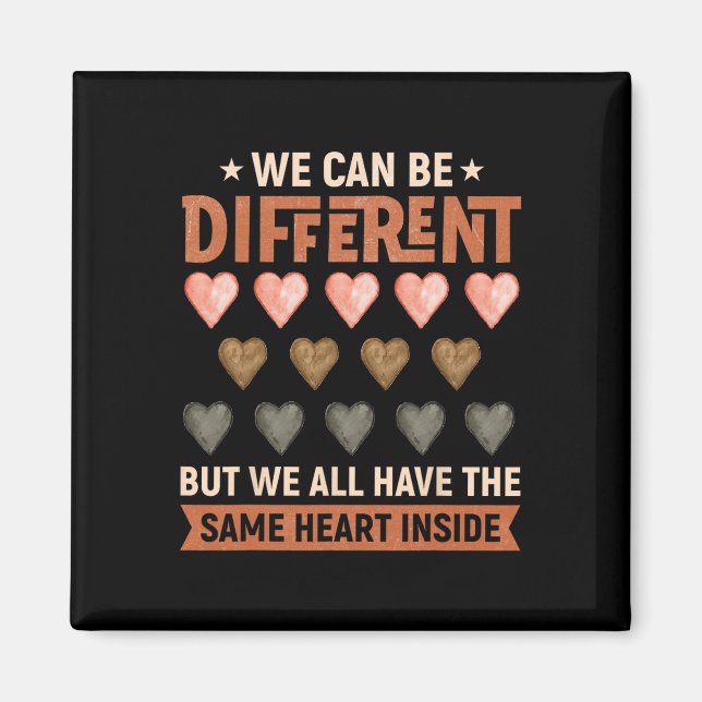 Same Heart Inside Juneteenth Black History Month W Magnet (Front)
