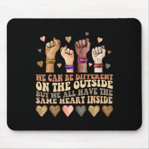 Same Heart Inside Juneteenth Black History Month W Mouse Pad