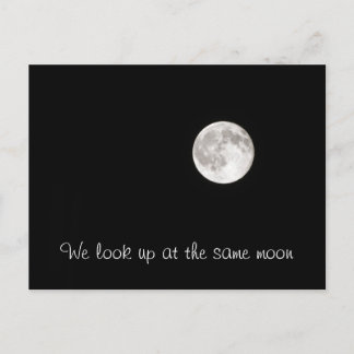 Same moon postcard