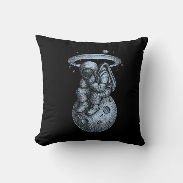 Same Problems, Different Galaxies | Minimal Art Cushion (Front)