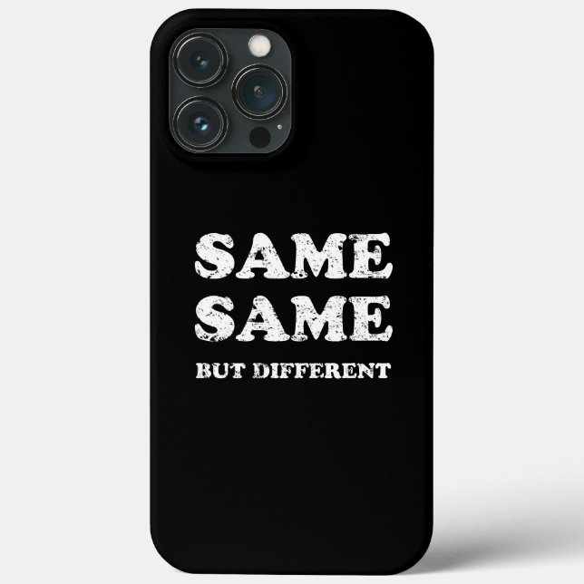 SAME SAME BUT DIFFERENT Case-Mate iPhone CASE (Back)