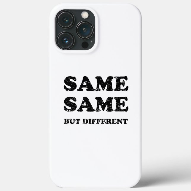 SAME SAME BUT DIFFERENT Case-Mate iPhone CASE (Back)
