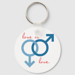 Same-Sex Love (Male) Key Ring