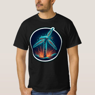 Same Wind Just a Bigger Fan Clean Energy Wind Turb T-Shirt