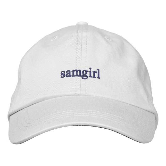 samgirl embroidered hat (Front)