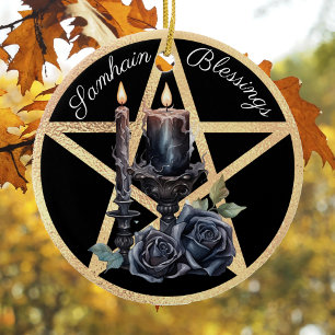 Samhain 1 ceramic tree decoration