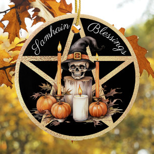 Samhain 1 ceramic tree decoration