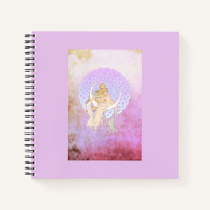 Samhain Greetings Lunar Goddess Notebook