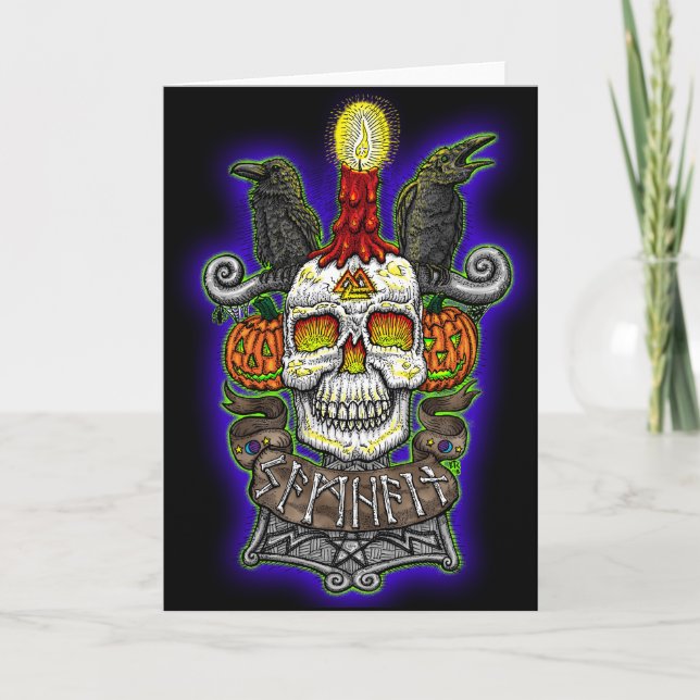 Samhain - Halloween Card (Front)