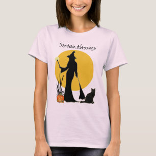 Samhain Moon Witch- T-Shirt