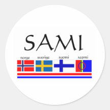 Sami and Scandinavian flags