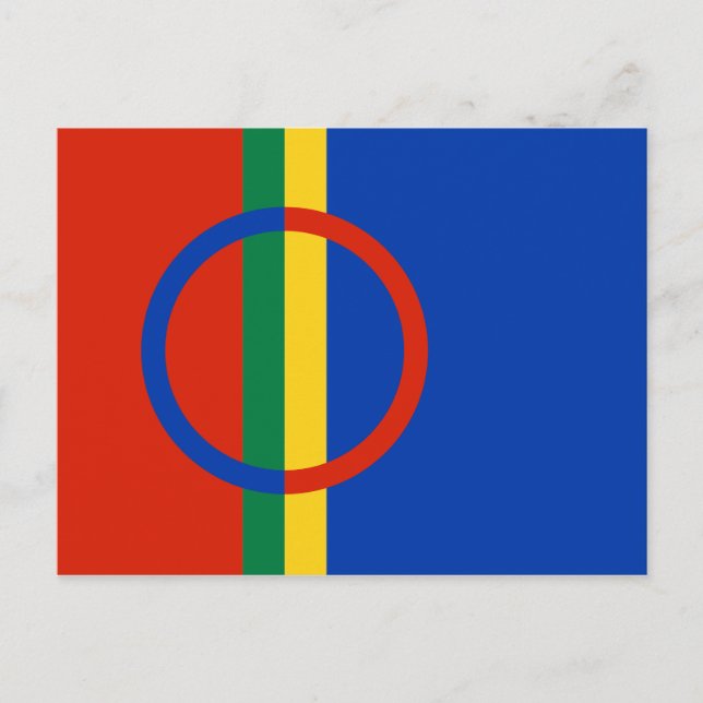 Sami Flag Postcard (Front)