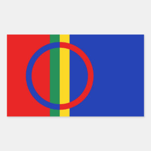 Sami Flag Rectangular Sticker