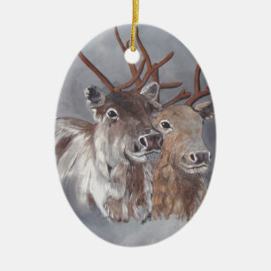 Sami inspiration ceramic tree decoration