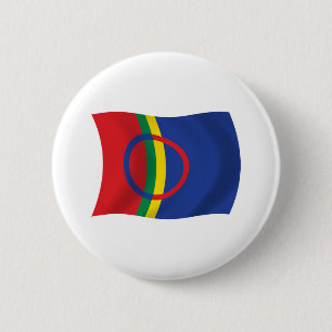 Sami People Flag Button