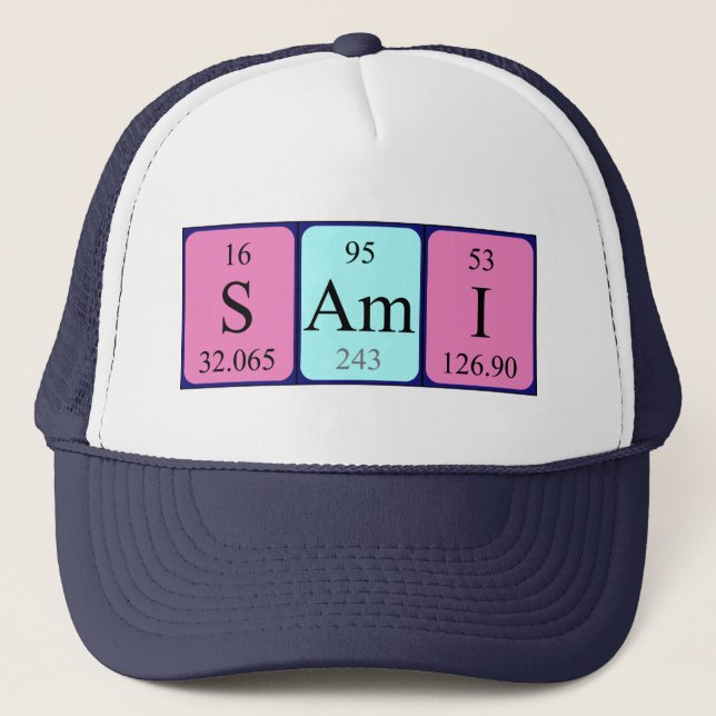Sami periodic table name hat (Front)
