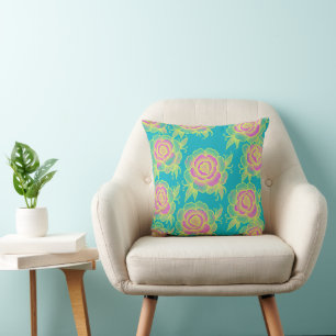 Sami 💜 Purple Baroque Floral Cushion