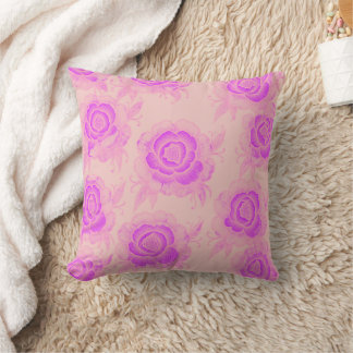 Sami 💜 Purple Baroque Floral Cushion