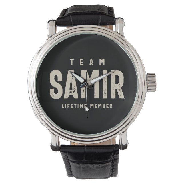 Samir Personalised Name  Watch (Front)