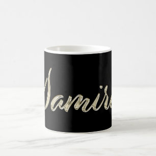 Samira white Handwriting Tasse Kaffeetasse Coffee Mug