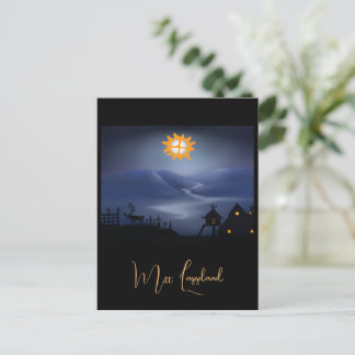Samisk boplats! postcard