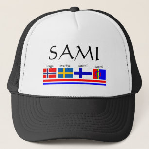 samiwithflags trucker hat