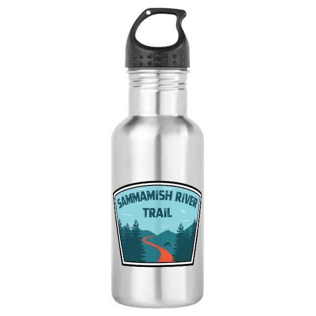 Sammamish River Trail Washington 532 Ml Water Bottle (Front)