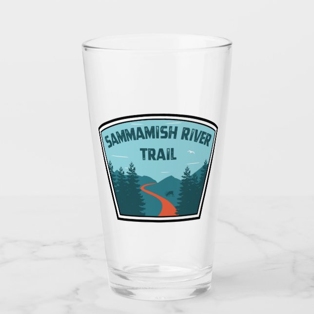 Sammamish River Trail Washington Glass (Front)