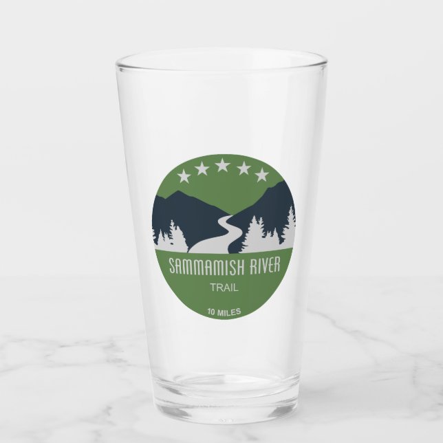Sammamish River Trail Washington Glass (Front)