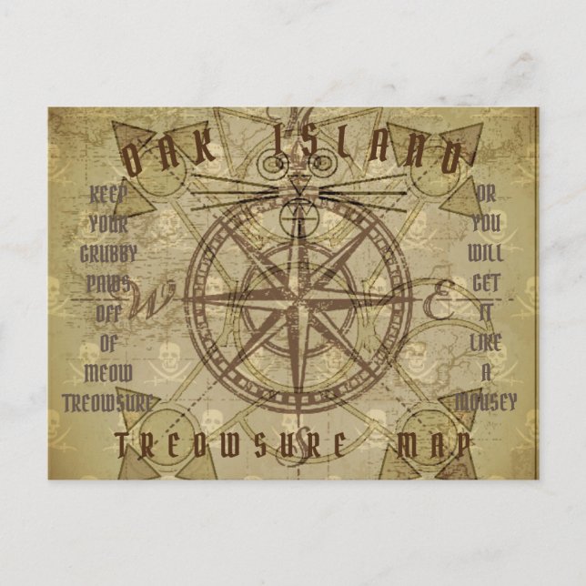 SAMMY DABADDABUCCOS OAK ISLAND HOLIDAY POSTCARD (Front)