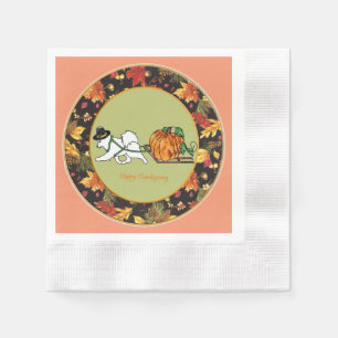Sammy Decorative Paper Napkins-Thanksgiving Napkin