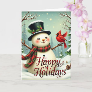 Sammy Snowman Christmas Card