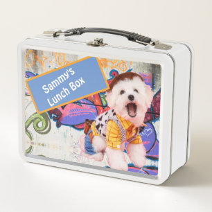 Sammy's Maltese Poodle  Metal Lunch Box