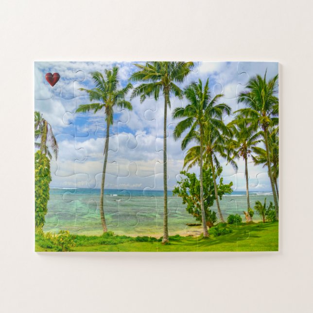 Samoa  Beach Scene Jigsaw Puzzle (Horizontal)