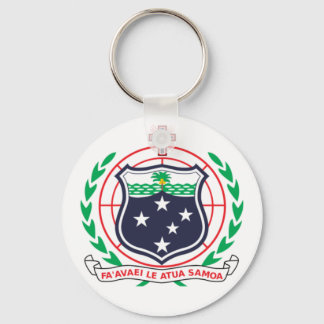 Samoa Coat of Arms Key Ring