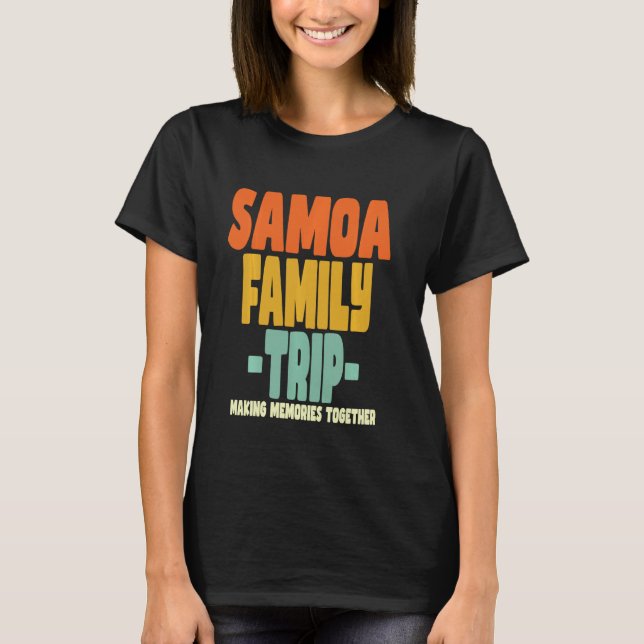 Samoa Family Trip Vacation Samoa T-Shirt (Front)