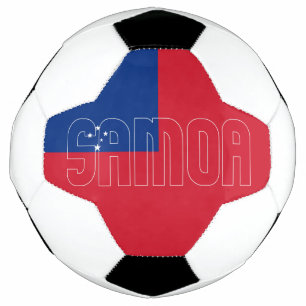 Samoa Flag Adorable Patriotic Soccer Ball