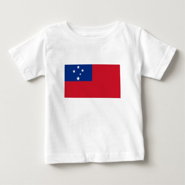 Samoa Flag Baby T-Shirt (Front)