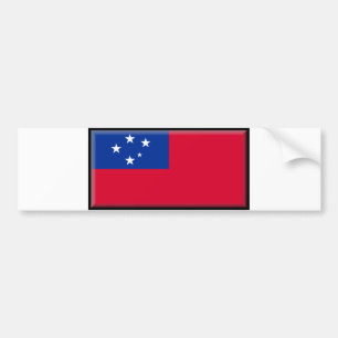 Samoa Flag Bumper Sticker