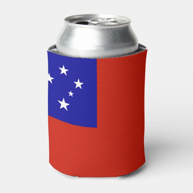Samoa flag can cooler (Can Front)