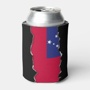 Samoa Flag Can Cooler