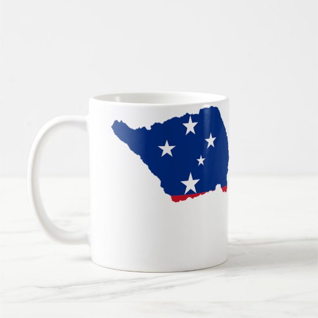 Samoa Flag  Coffee Mug (Left)