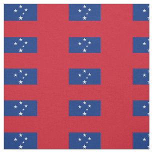Samoa Flag Fabric