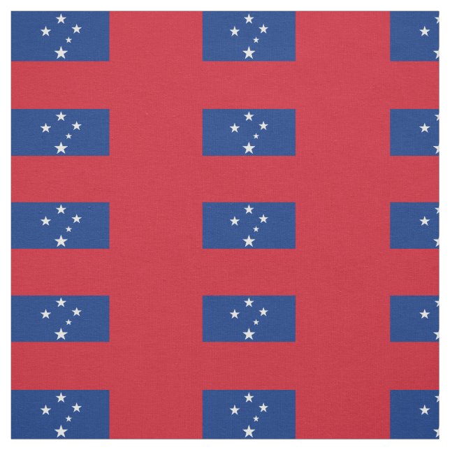 Samoa Flag Fabric (Swatch)
