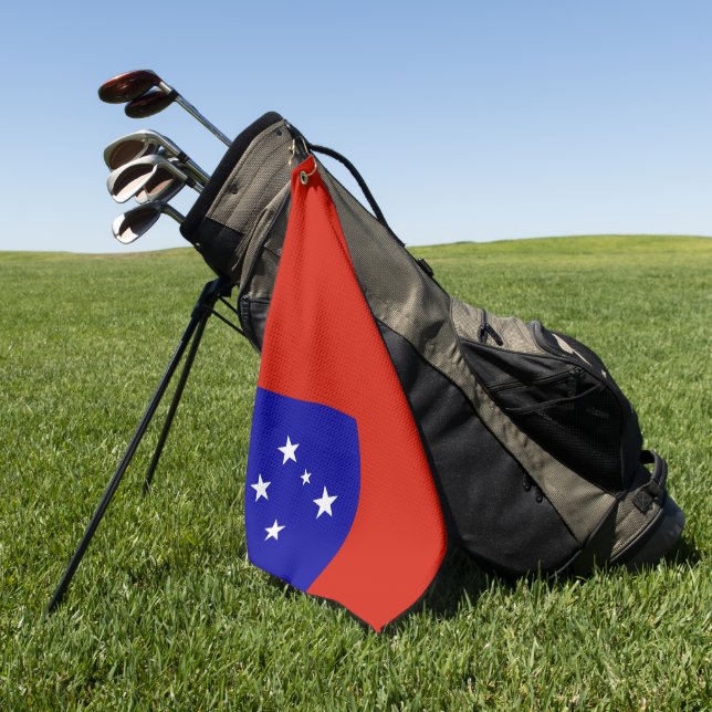 Samoa flag golf towel (Green)