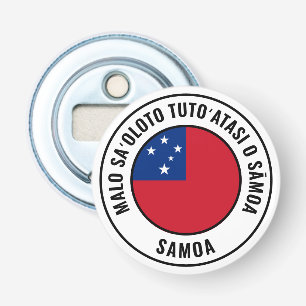 Samoa Flag Gorgeous Patriotic Bottle Opener