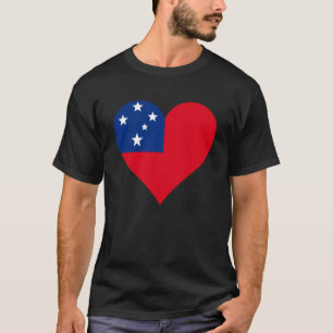 Samoa Flag Heart Samoa Gifts Love Samoa Pullover H